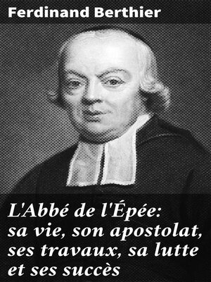 cover image of L'Abbé de l'Épée
